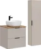 A bathroom vanity and cabinet set against a white background. Produktbild-Vorschau
