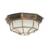 Buitenplafondlamp "Milano", koperkleurig, antiek design, Productafbeelding-voorbeeld 4
