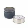 A glass lunch container with its lid separated, shown on a white background. Podgląd zdjęcia produktu