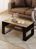 Couchtisch Mit Lamellen 90x50 WOTAN/Schwarz Loft Produktbild-Vorschau 3