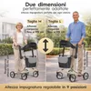 Deambulatore pieghevole e leggero ELONEO in carbonio con Anteprima dell’immagine prodotto 6