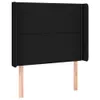 LED Kopfteil Schwarz 83x16x118/128 cm Stoff Produktbild-Vorschau 3