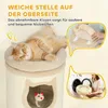 PawHut Kratztonne 96 cm hoch Katzentonne mit 3 Höhlen und Produktbild-Vorschau 6