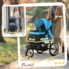 PawHut Hundebuggy mit Reflektoren, Faltbarer Katzenbuggy Produktbild-Vorschau 3