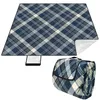 EBRAN TRADE Picknickdecke, Marineblau Beige, 200x200 cm, Produktbild-Vorschau 5