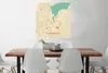 MuchoWow® Poster Flensburg - Karte - Stadtplan - Vintage Produktbild-Vorschau 2