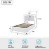 MODFU Kinderbett Polsterbett 90×200 cm mit LED-Licht, Produktbild-Vorschau 7