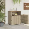 vidaXL Szafka z drzwiami Beżowa 70 x 50 x 87 cm Poliester i Podgląd zdjęcia produktu 3