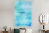 MuchoWow® Poster Aquarell - Blau - Abstrakt 120x180 cm - Produktbild-Vorschau 4