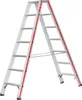 Hymer Stufenstehleiter beidseitig begehbar, 2x7 Stufen Produktbild-Vorschau 1
