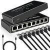LAN Splitter 1 auf 7 Gigabit Ethernet Switch 7-Port Produktbild-Vorschau 1