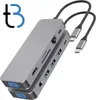 HUB USB-C HDMI 4k VGA PD 100W LAN Gigabit-Buchse Produktbild-Vorschau 3