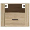Wand-Nachttische 2 Stk. Sonoma-Eiche 50x36x40 cm Produktbild-Vorschau 6