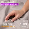 EllaTex Premium Mikrofaser Bettwäsche 155x220 + 80x80 cm – Produktbild-Vorschau 5
