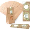 Verpackung 10 kleine braune Blockbodenbeutel Geschenk-Tüte Produktbild-Vorschau 9
