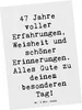 Mr. & Mrs. Panda Postkarte Spruch 47. Geburtstag - Weiß - Produktbild-Vorschau 1