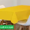 Tischdecke aus stoffähnlichem Vlies, 1,18m x 2,50m Gelb,  Produktbild-Vorschau 1