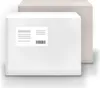 A white box with a label and barcode is in the foreground, with another white box behind it. Náhľad obrázku produktu