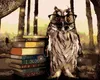 Zuty - Malen nach Zahlen - EULE MIT BÜCHERN, 40x50 cm, mit Produktbild-Vorschau 1