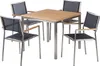 home24 Gartentisch - Teak Massiv / Edelstahl Produktbild-Vorschau 6