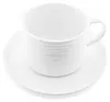 Elegante Kaffeetassen-Set mit Untertasse in Weiß aus Produktbild-Vorschau 2