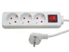 Gniazdo 3-gniazdkowe z wyłącznikiem - kabel 1,5 m - białe - Podgląd zdjęcia produktu 5