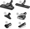 A collage of different vacuum cleaner attachments, each numbered. Podgląd zdjęcia produktu