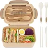 Bento Lunchbox 1000 ml auslaufsicher, BPA-frei, 3 Fächer Produktbild-Vorschau 1