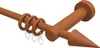 Interdeco Gardinenstange / Vorhangstange Kirschbaum Produktbild-Vorschau 1