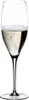 A clear studio shot of a champagne flute filled with sparkling wine. Produktbild-Vorschau