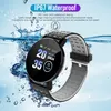 A smartwatch is shown with water splashing around it, highlighting its waterproof feature. Produktbild-Vorschau