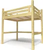 Hochbett in holz 120x200 Alpage mit treppenregal - Honig Produktbild-Vorschau 3