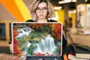 MuchoWow® Laptop Aufkleber Sticker Cover Bäume - Wasserfall Produktbild-Vorschau 5