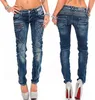 Cipo & Baxx Damen Slim Fit Jeans Stonewashed WD200B Blue Produktbild-Vorschau 4