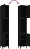 vidaXL Armadietto da bagno nero 30x30x190 cm Materiale a Anteprima dell’immagine prodotto 10