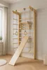 Spielplatz indoor Sprossenwand holz "Numi Plus" + Turnringe Produktbild-Vorschau 5