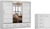 2er-Set Schwebetürenschrank Schrank Kleiderschrank FLORENCE Produktbild-Vorschau 1