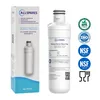 A water filter and its packaging are shown against a white background. Produktbild-Vorschau