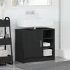 Möbel Waschbeckenunterschrank Schwarze Eiche 63x29x55 cm Produktbild-Vorschau 3
