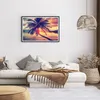 Gerahmtes Poster - Schwarzer Rahmen - Meer Strand Palme - Produktbild-Vorschau 7