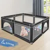 Baby Laufgitter Faltbar 180x150cm,Rutschfester Produktbild-Vorschau 4