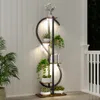 WISFOR Metall Blumenregal Pflanzenregal mit Wachstumslicht, Produktbild-Vorschau 1