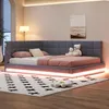 Flieks Lit rembourré 160x200cm avec USB & LED, Lit de jour Voir les images du produit 2