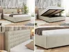 MKS MEBLE Polsterbett Doppelbett PAVO CLASSIC Bett mit Produktbild-Vorschau 2