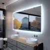 Prostokątne lustro łazienkowe z podświetleniem LED - Boston Podgląd zdjęcia produktu 3