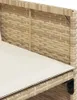11-tlg. Garten-Essgruppe mit Kissen Beige Poly Rattan Produktbild-Vorschau 8