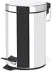 MSV kleiner Treteimer fur Bad/Toilette - matt silber - 3L - Produktbild-Vorschau 2