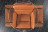 riess-ambiente Drehbarer Design Barhocker BIG GEORGE cognac Produktbild-Vorschau 8