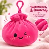Plush Dumpling Kawaii Bagclip Taschenanhänger Produktbild-Vorschau 3