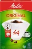 A package of Melitta Original coffee filters. Produktbild-Vorschau